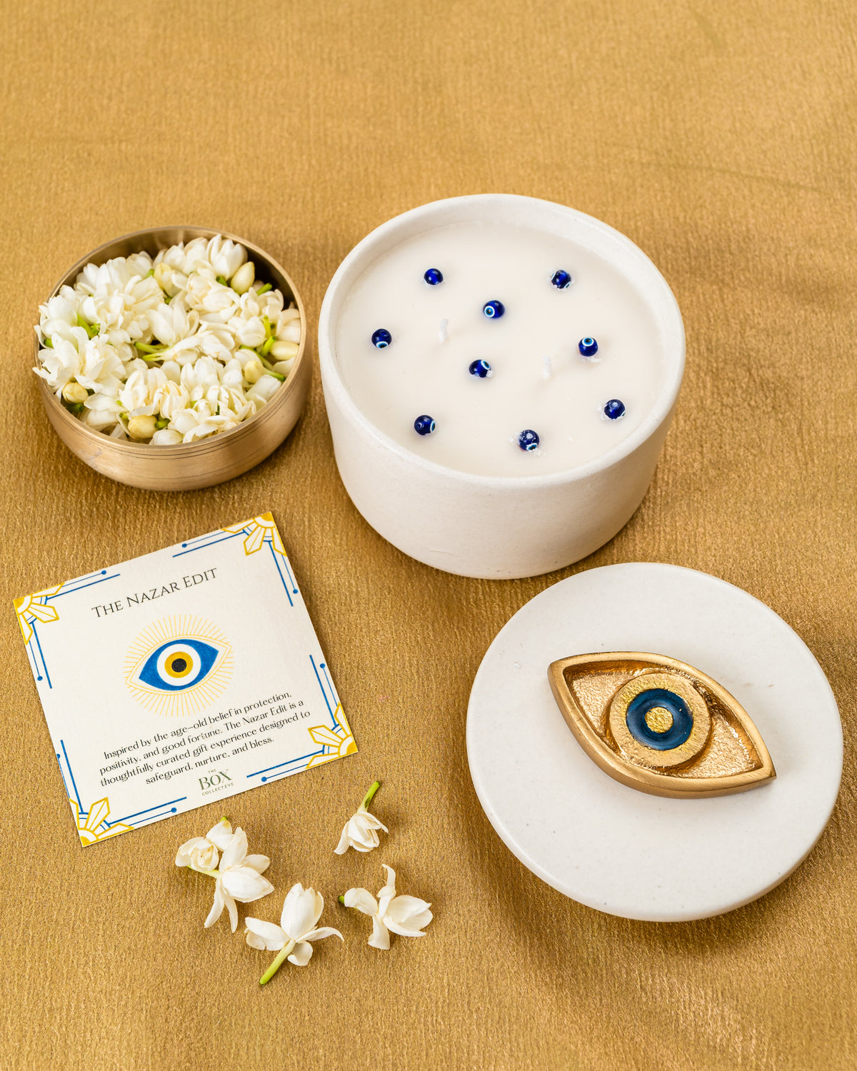 Evil Eye Round Candle