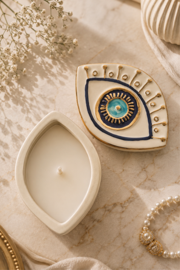 Evil Eye Jar Candle