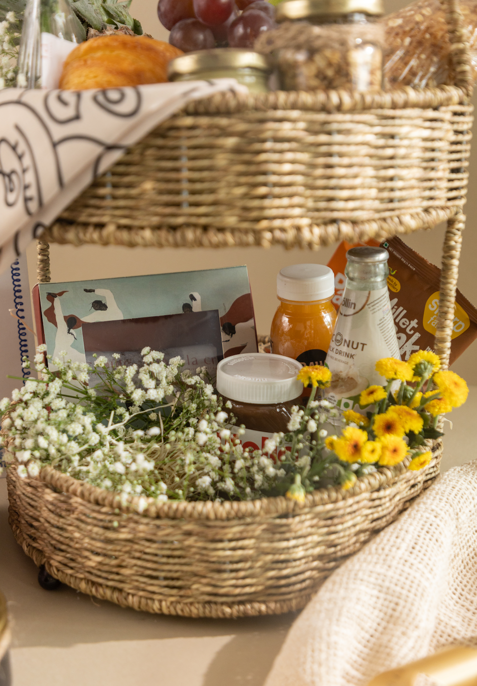 The Breakfast in Bed Morning Hamper - The Box Boutique - Gift Hampers - Gift Box - Corporate Gift Hampers - Wedding Hampers - Wedding Gifts - Customized Gifts