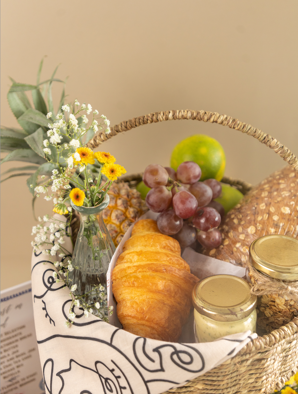 The Breakfast in Bed Morning Hamper - The Box Boutique - Gift Hampers - Gift Box - Corporate Gift Hampers - Wedding Hampers - Wedding Gifts - Customized Gifts