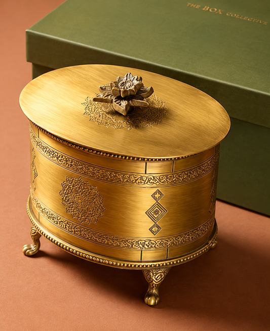 Antique Brass Box