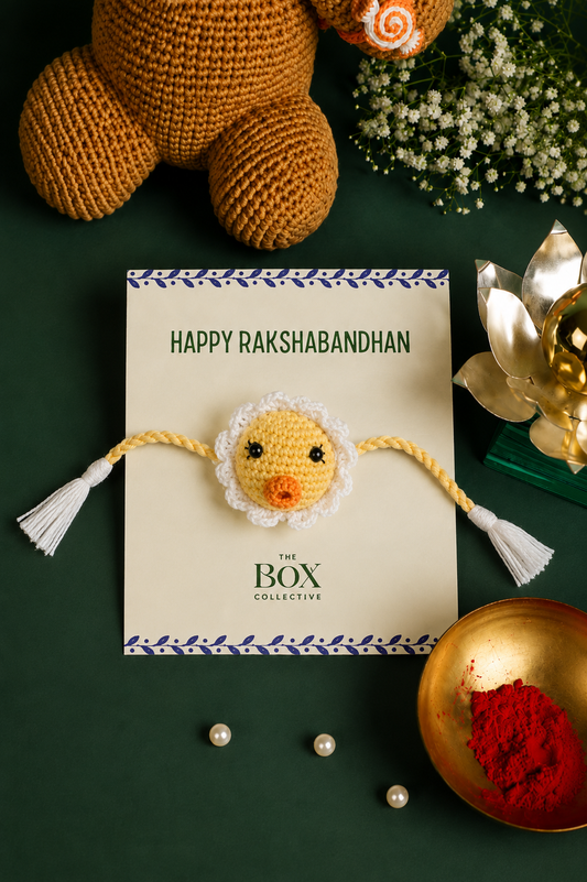 Handmade Crochet Rakhi - Duck