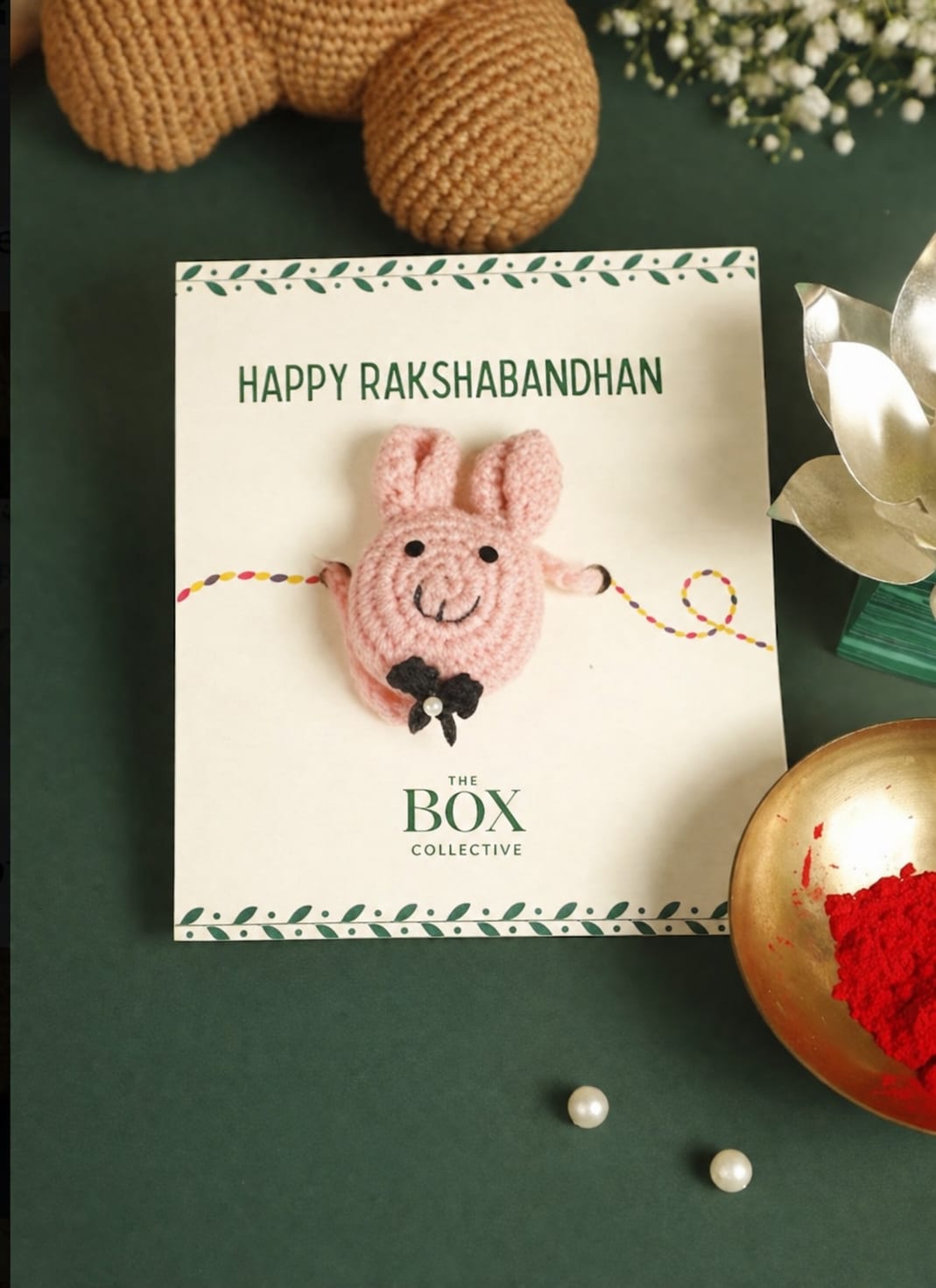 Handmade Crochet Rakhi - Bunny