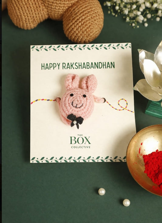Handmade Crochet Rakhi - Bunny