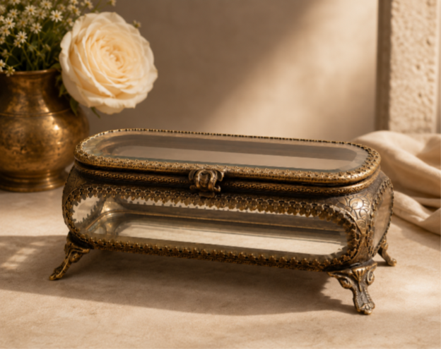 Vintage Brass Box - The Heirloom Collection