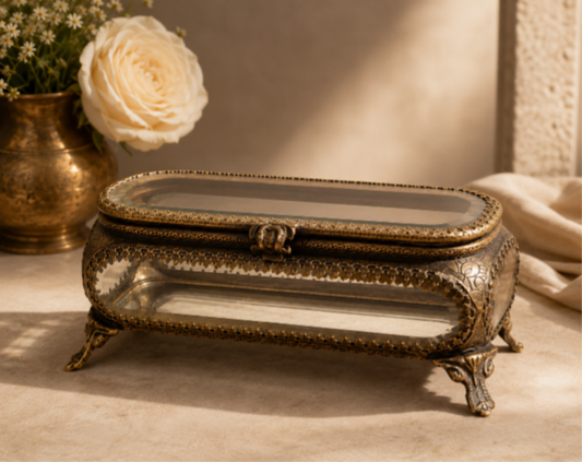 Vintage Brass Box - The Heirloom Collection